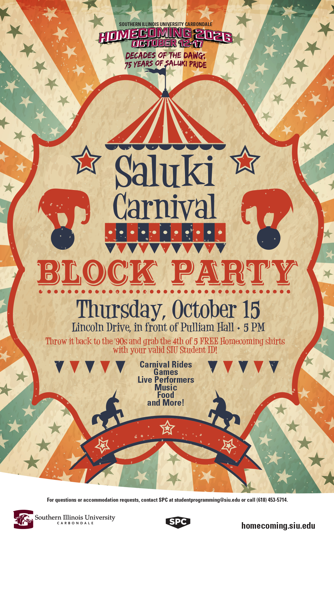 homecoming carnival block party